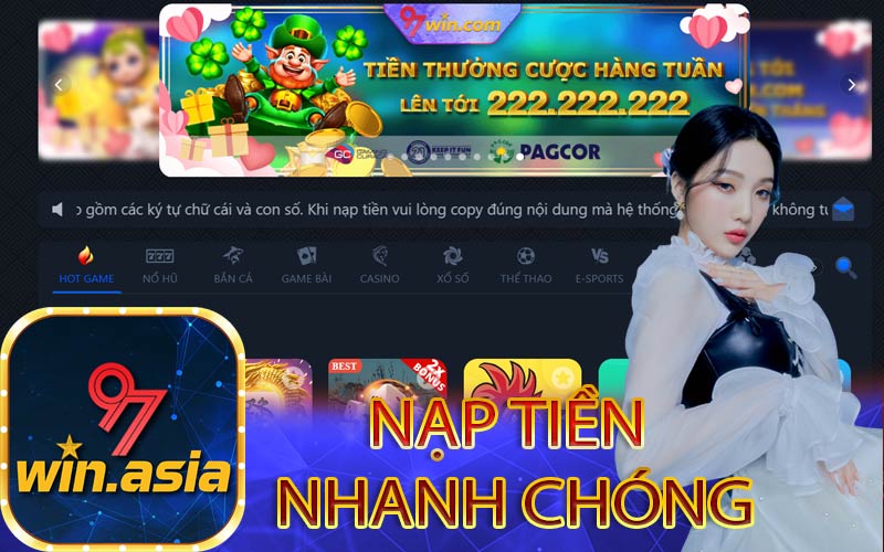 NẠP TIỀN NHANH CHÓNG